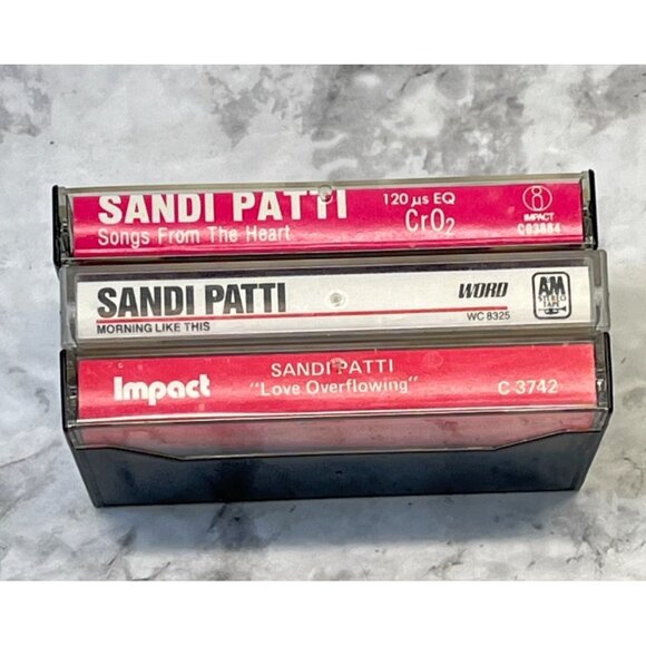 Sandi Patti Cassette (3) Lot Songs from the Heart Love Overflowing Morning - Picture 2 of 6